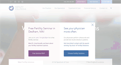 Desktop Screenshot of fertilitysolutionsne.com