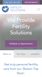 Mobile Screenshot of fertilitysolutionsne.com